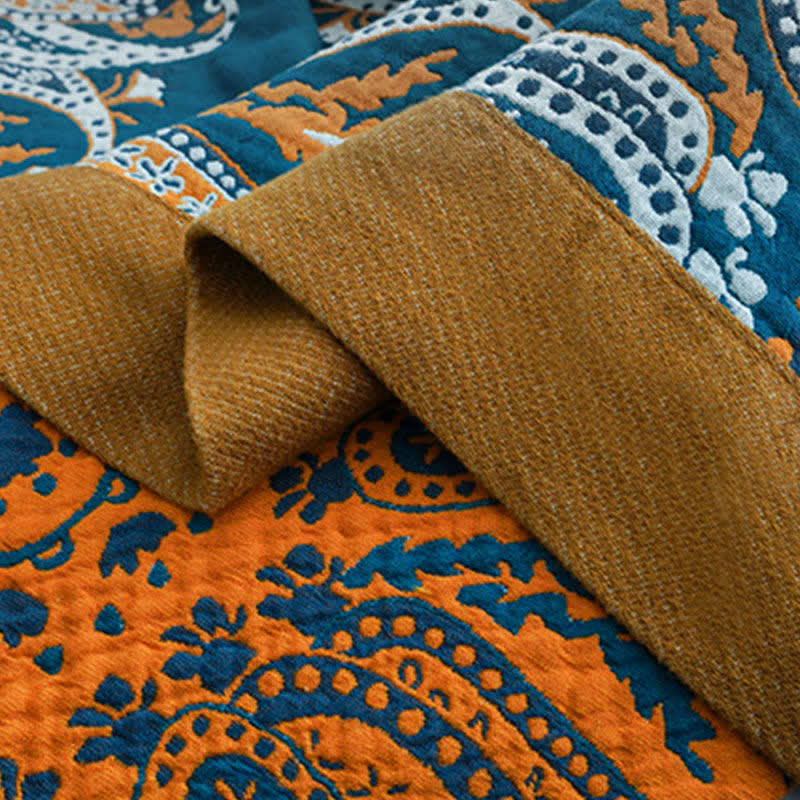 Ownkoti Flower Cotton Gauze Quilt Reversible Blanket - image 17