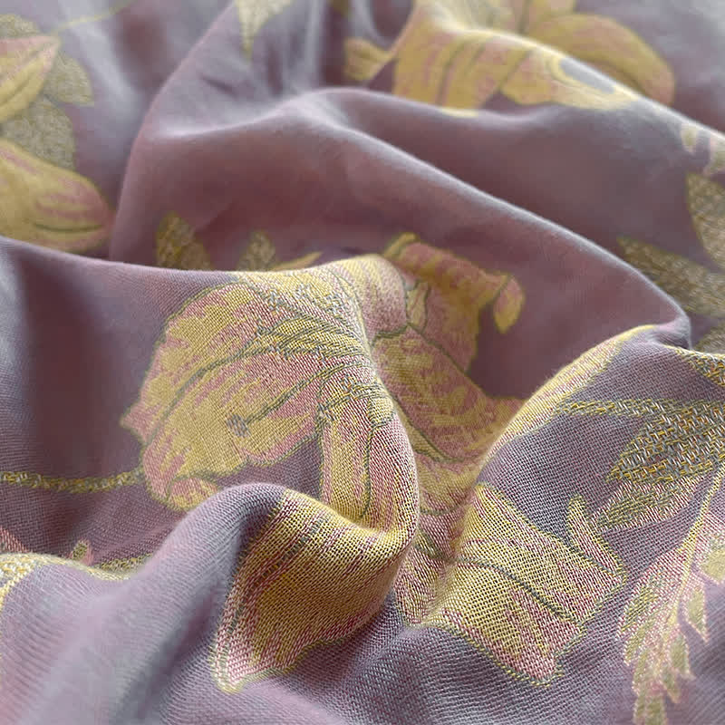 Floral Lily Cotton Gauze Bedding Set - image 8