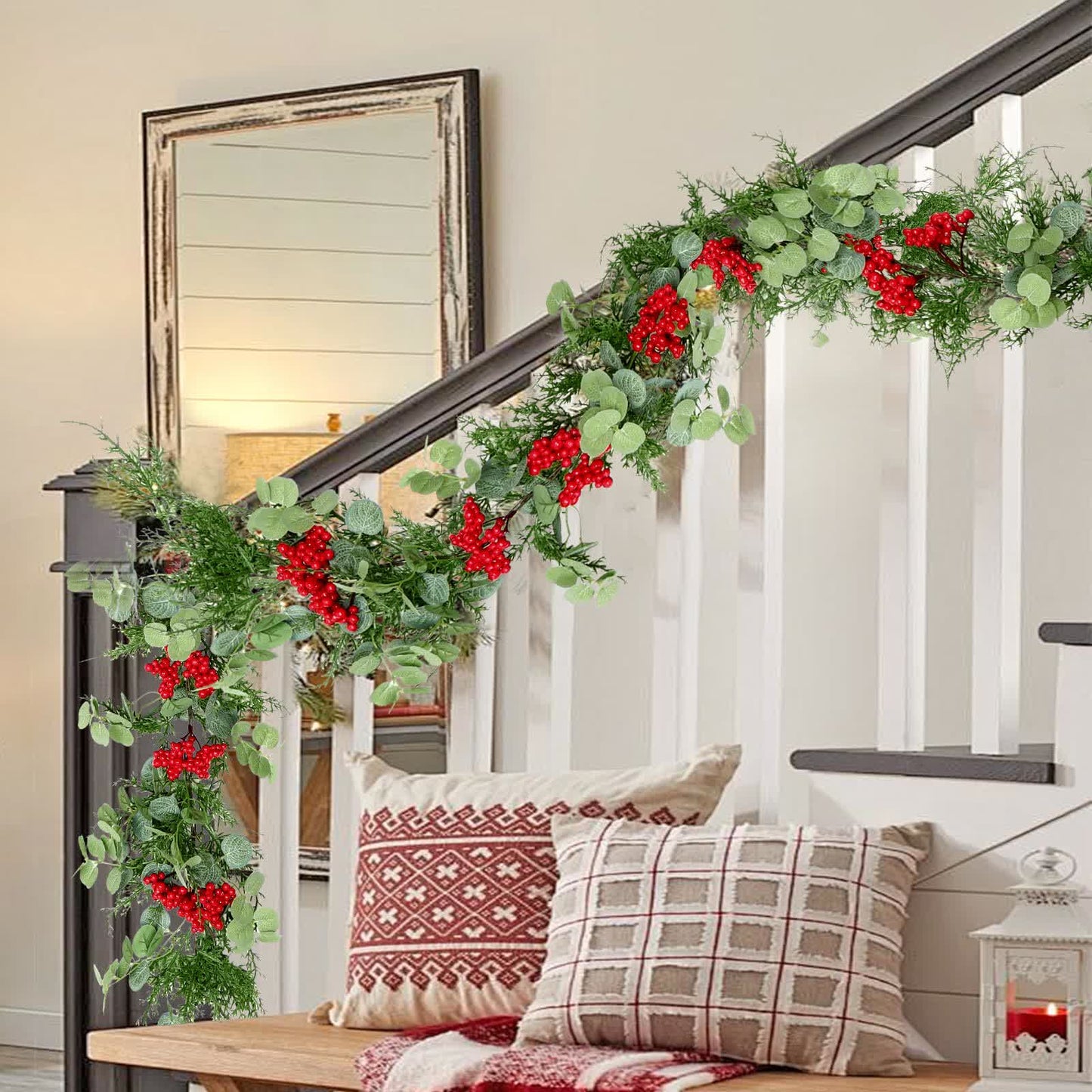 Ownkoti Faux Greenery Pine Christmas Ornament - image 9