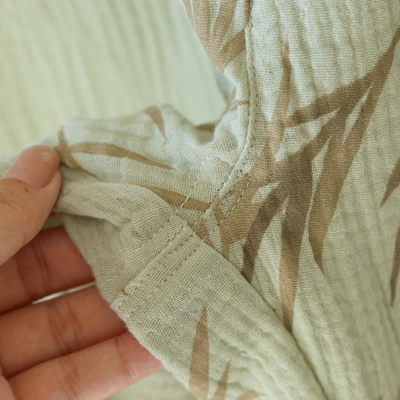 Cotton Gauze Rural Bamboo Nightwear Set - image 10