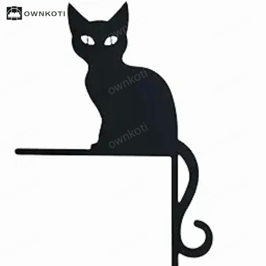 Ownkoti Metal Adorable Cat Home Decor Door Topper