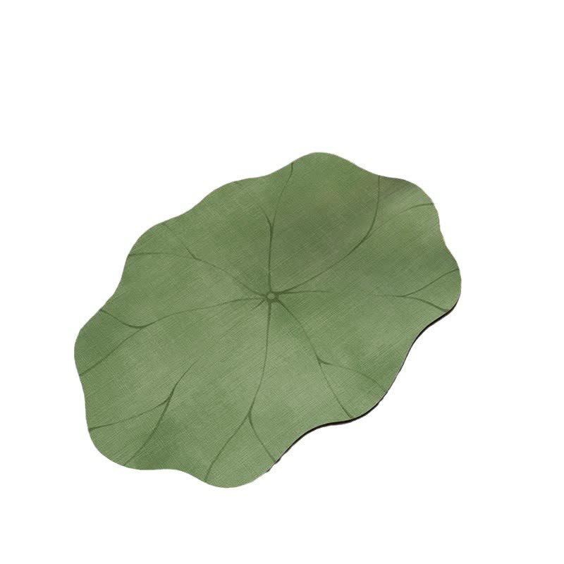 Ownkoti Lotus Leaf Diatom Mud Anti-slip Bath Mat