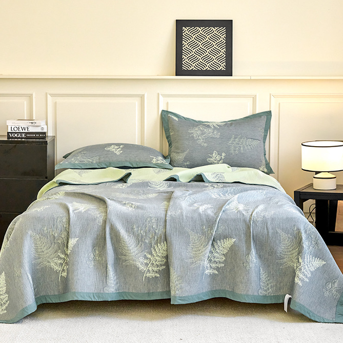 Ownkoti Lightweight Rural Soft Cotton Gauze Quilt