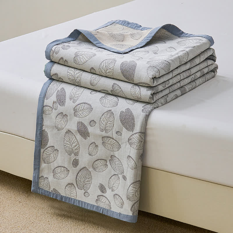 Ownkoti Refresh Leaf Cotton Gauze Lightweight Quilt - image 5