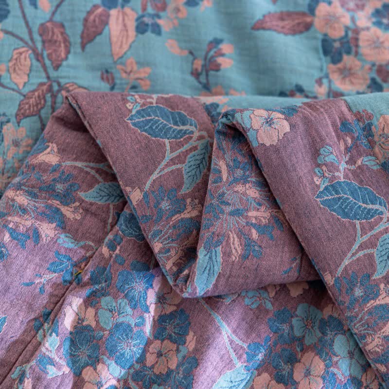 Ownkoti Yarn-dyed Cotton Double Layer Gauze Quilt