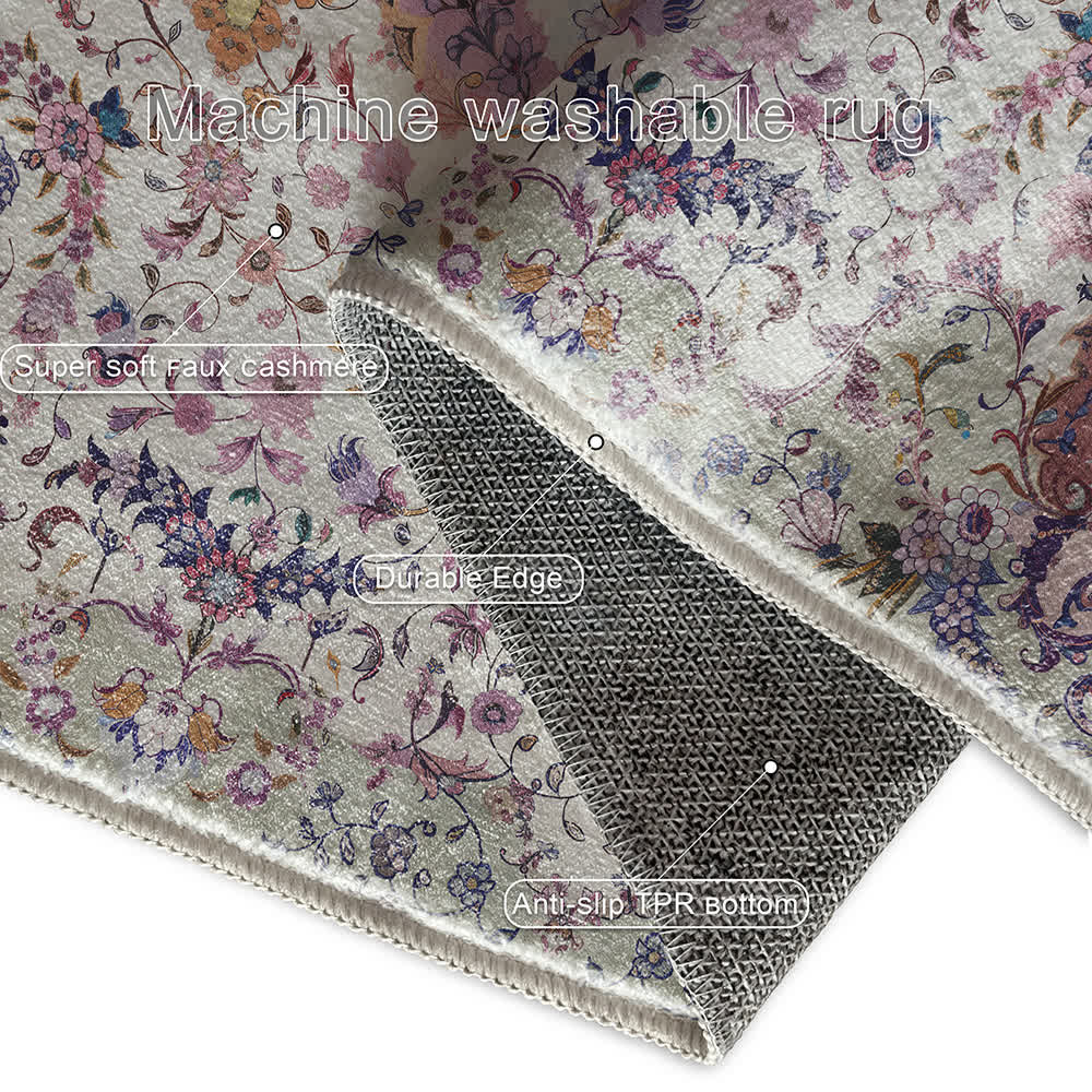 Ownkoti Persian Ethnic Style Anti-slip Decorative Area Rug