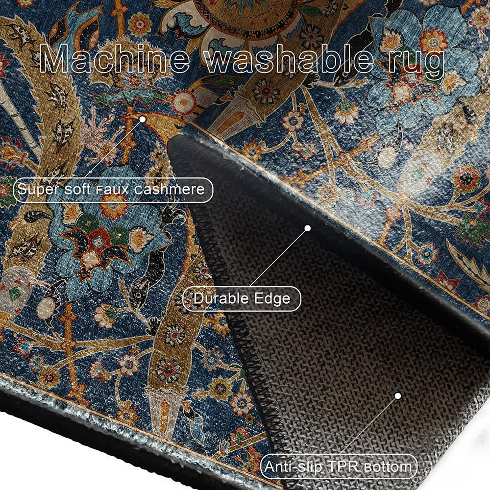 Ownkoti Persian Bohemia Washable Soft Anti-slip Area Rug