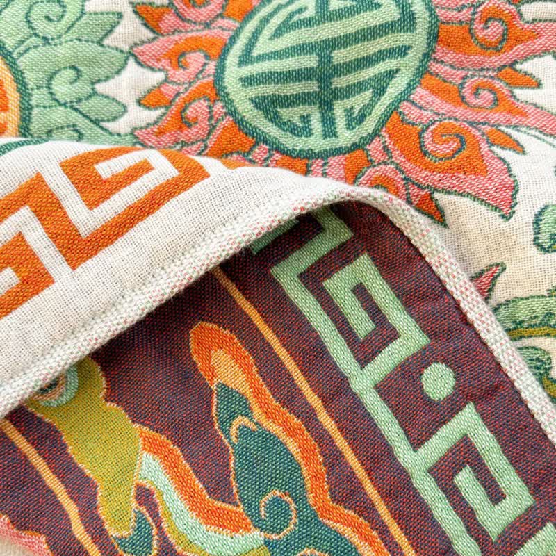 Ownkoti Retro Floral Pure Cotton Gauze Absorbent Bath Towel