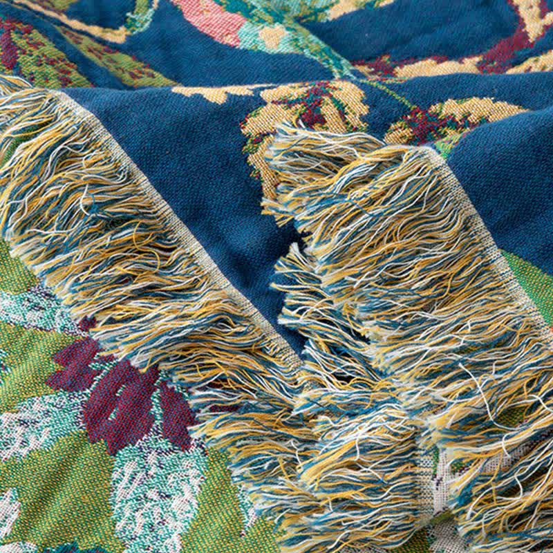 Ownkoti Wild Rose Cotton Gauze Reversible Quilt