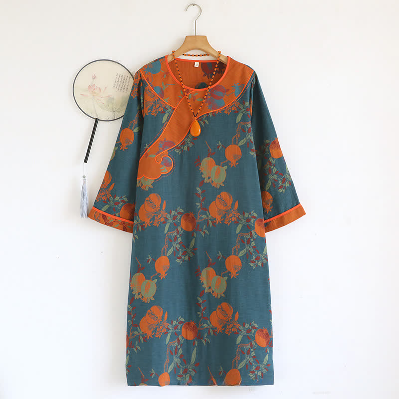 loose gauze dress Loose short sleeve double gauze woman dress, Plus size