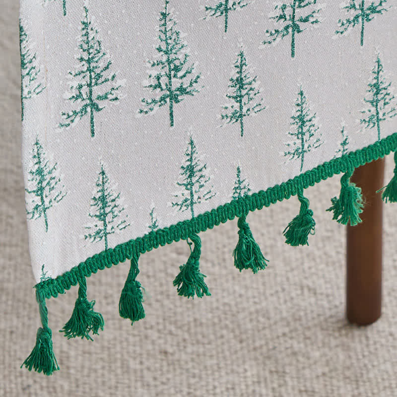 Green Fir Tree Table Runner - image 6