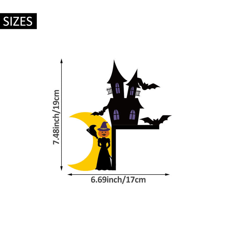 Pumpkin Witch Door Corner Decoration - image 2