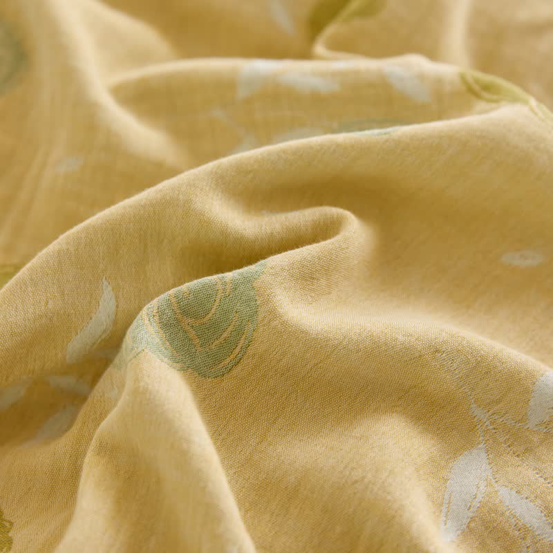 Pastel Rose Jacquard Cotton Gauze Bedding - image 11