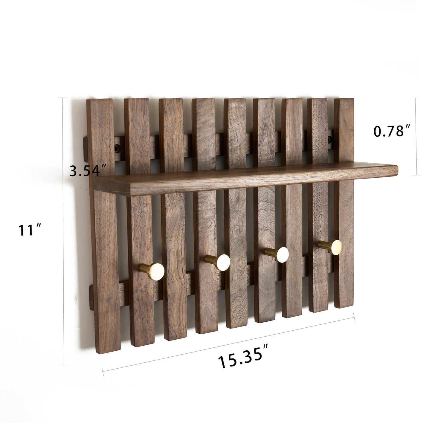 Premium Black Walnut Organization Wall Hook - image 10