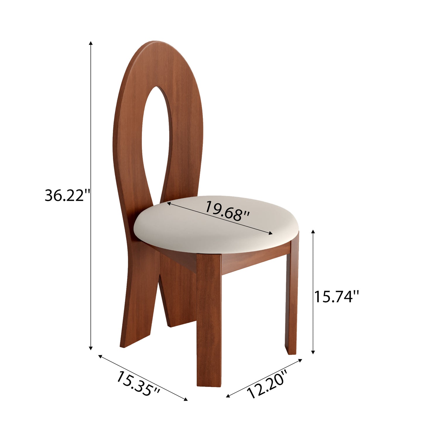 2x/4x/6x Hign-back Dining Chair With Velour Upholstery - image 13