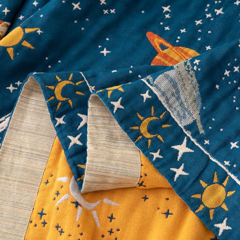 Dreamy Galaxy Cotton Reversible Quilt - image 5