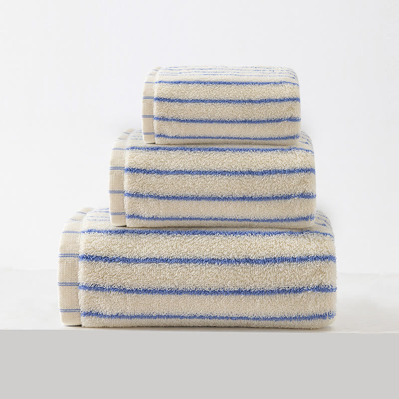 Ownkoti Pure Cotton Soft Bath Towel Set - White - 3pc Set - 13" x 13"+13" x 29"+20" x 35"+28" x 55" - image 11