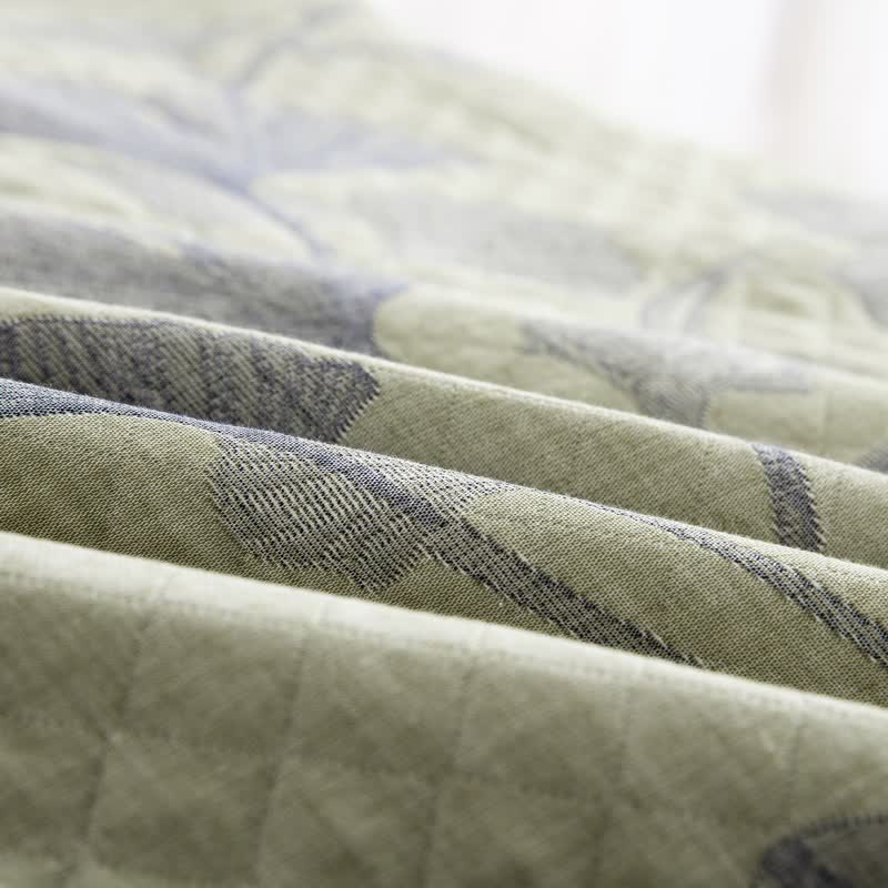 Ownkoti Ginkgo Inspired Natural Cotton Reversible Quilt - image 23