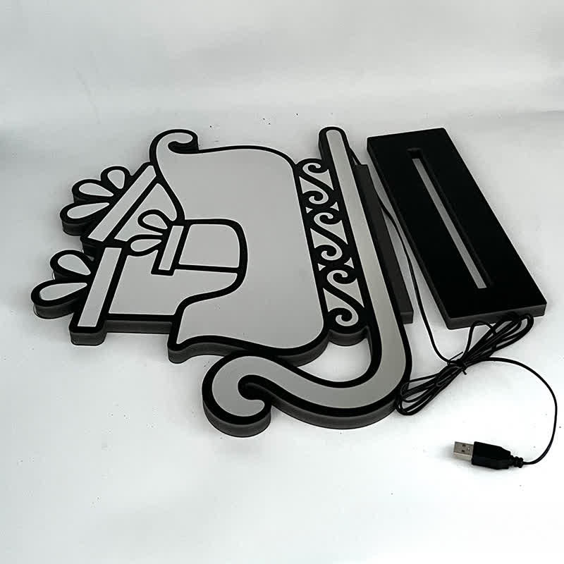 Ownkoti Christmas Sleigh 3D Tunnel Light - image 4