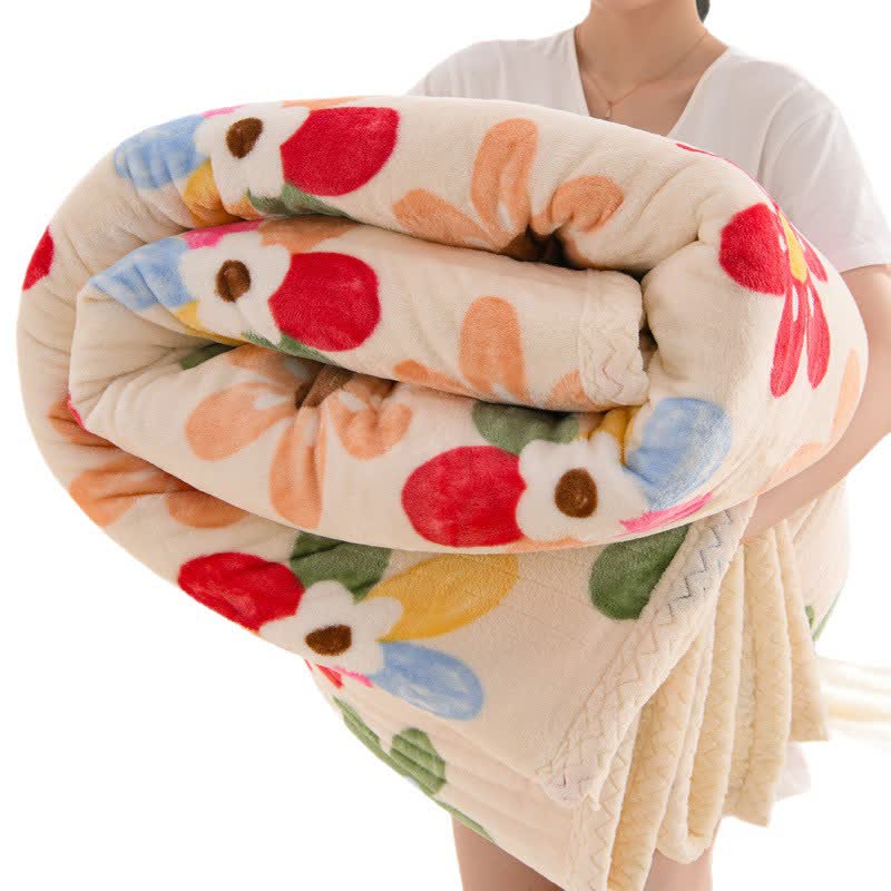 Ownkoti Colorful Floral Reversible Throw Blanket - image 4