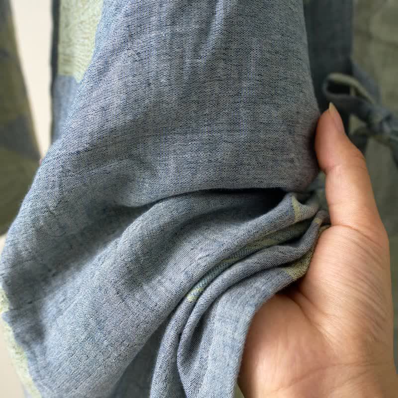 Ownkoti Ginkgo Leaf Organic Cotton Kimono Loungewear - image 9