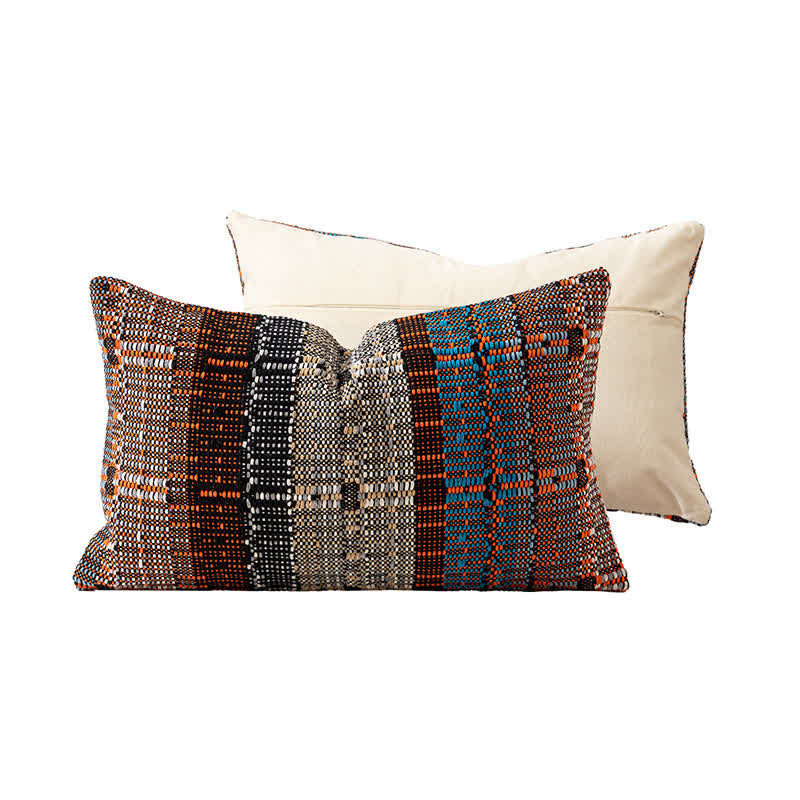 Ownkoti Artisan Woven Cotton Thread Throw Pillow Cover - 12" x 19" - image 8