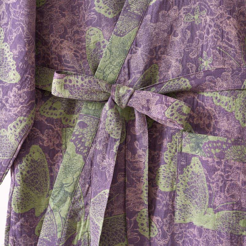 Ownkoti Dreamy Butterfly Cotton Gauze Kimono Robe - image 15