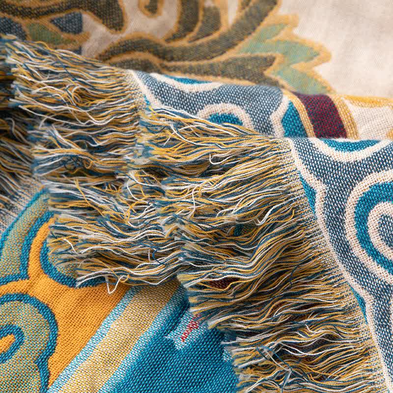 Ownkoti Vintage Pattern Lotus Cotton Gauze Quilt - image 3