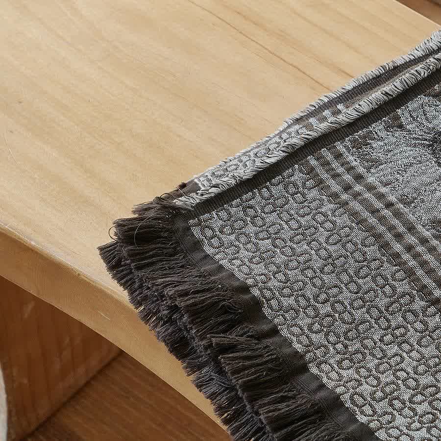 Ownkoti Vintage Sunflower Pure Cotton Tassel Blanket - image 6