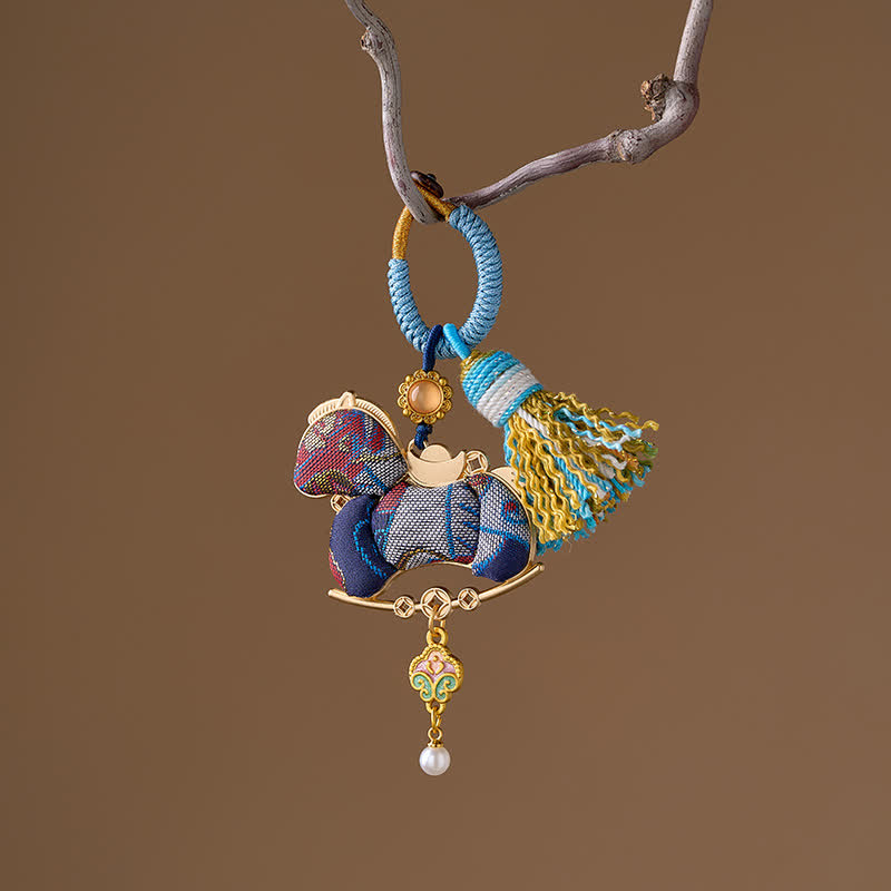 Ownkoti Oriental Horse Tassel Hanging Ornament - Blue - 3PCS - 1.83"W x 1.97"L - image 9