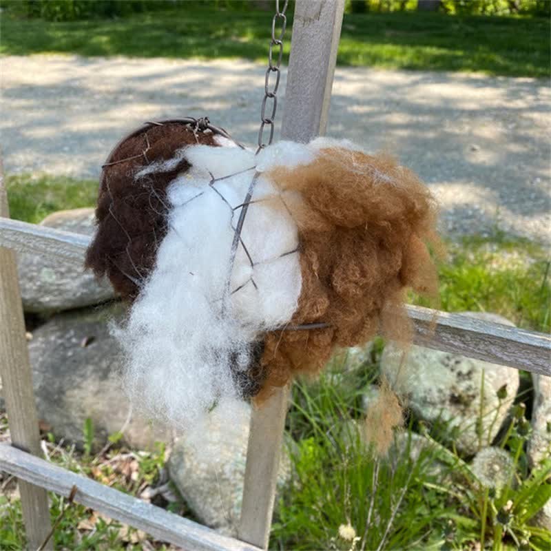 Ownkoti Handmade Bird Nesting Heart Hanging Ornament - image 9