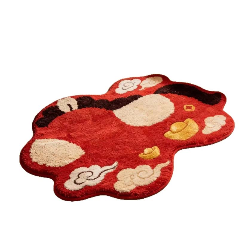 Ownkoti Zodiac Horse Lucky Clouds Decorative Rug - image 4