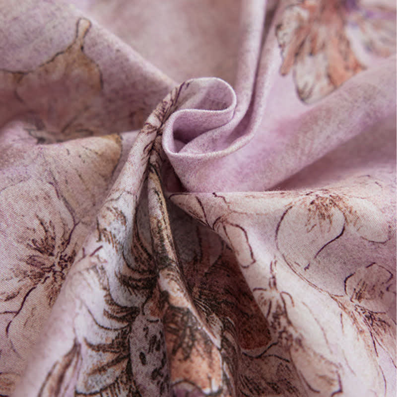 Ownkoti Dreamy Floral & Butterfly Cotton Bedding Set(4PCS) - image 9