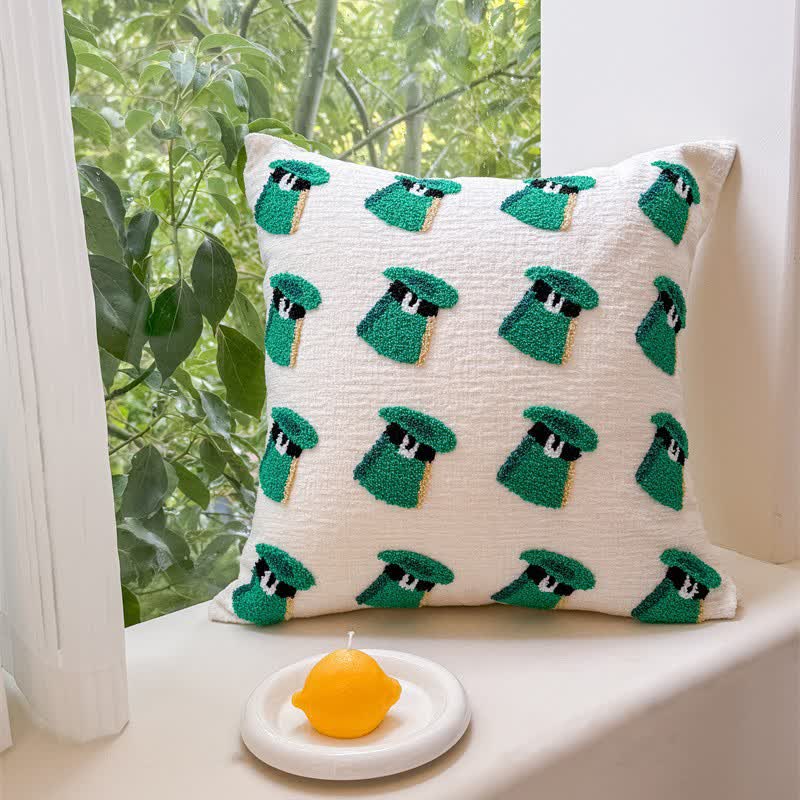 Ownkoti Festive Irish Shamrock Throw Pillow Cover - Green Hats - 2PCS - 18" x 18" - image 8