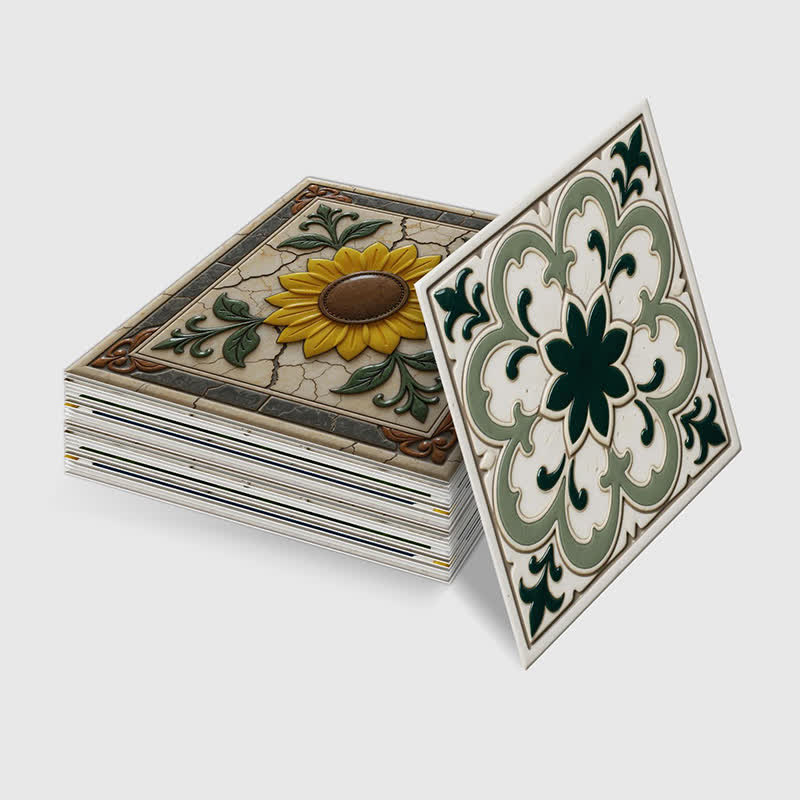 Ownkoti Sun & Floral Peel and Stick Wall Sticker (24PCS) - image 13