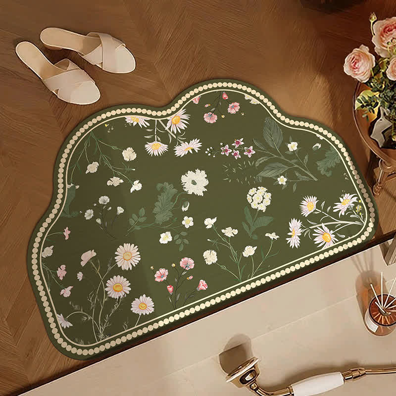 Ownkoti Vintage Wildflower Diatom Mud Bath Mat - image 3