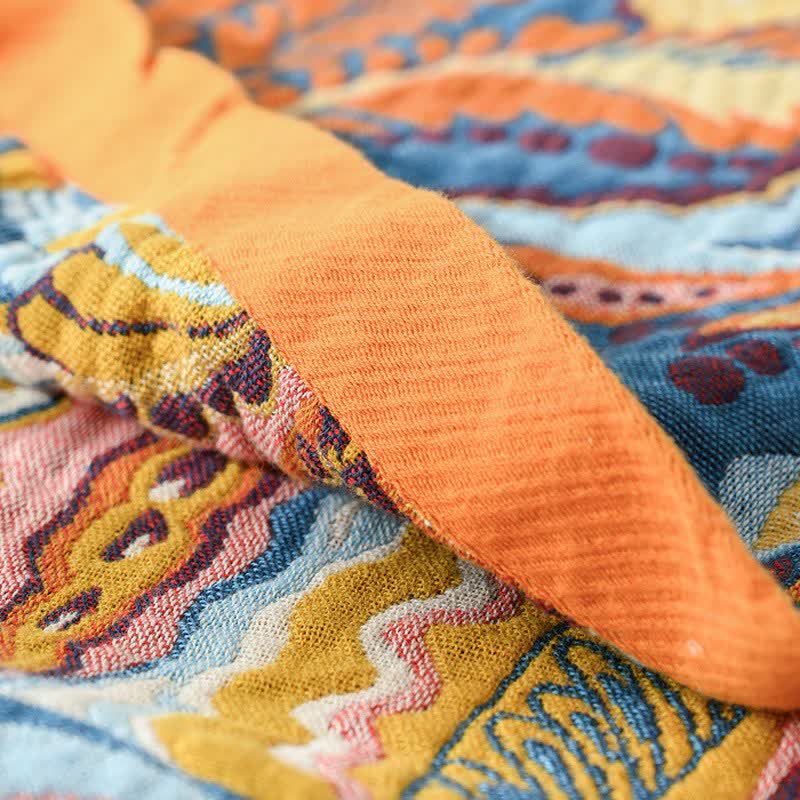 Ownkoti Tropical Floral Pure Cotton Quilt Blanket - image 4