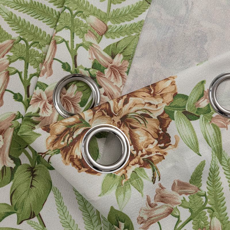 Ownkoti Cottage Style Floral & Leaf Curtain - image 10