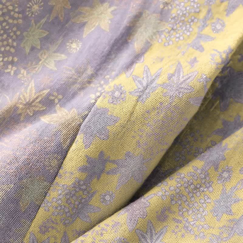 Ownkoti Double Gauze Botanical Cotton Kimono Robe - image 6