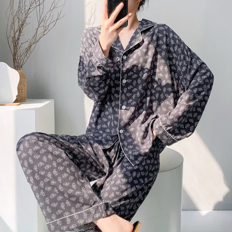 Ownkoti Vintage Rustic Floral Pajama Set - image 1