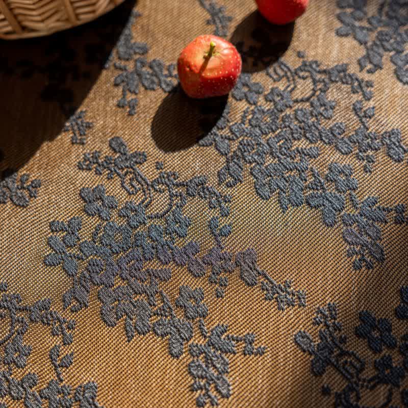 Ownkoti Floral Jacquard Lace Scalloped Edge Tablecloth - image 18