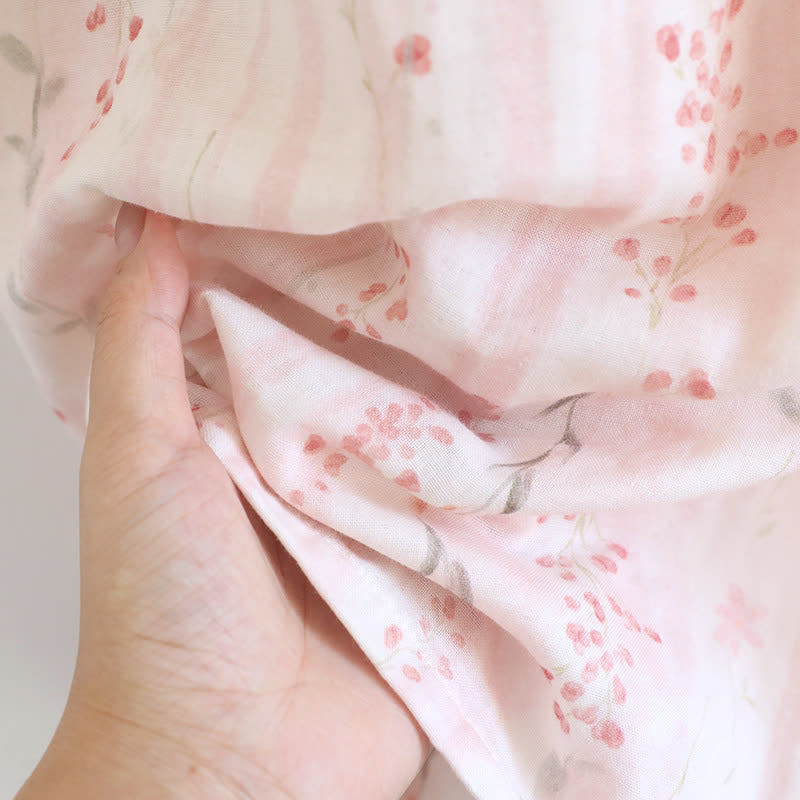 Ownkoti Ditsy Floral Cotton Gauze Kimono Nightgown - image 11