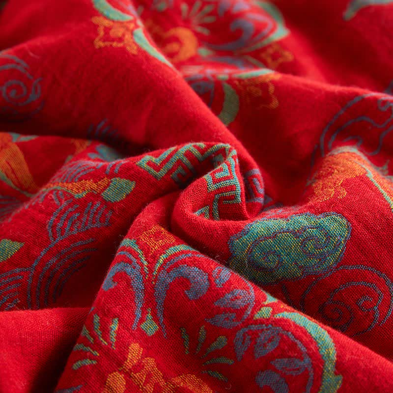 Ownkoti Cotton Gauze Vintage Horse Jacquard Quilt - image 11