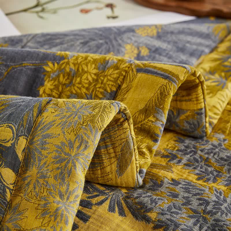 Ownkoti Cotton Gauze Botanical Tree Jacquard Quilt - image 10