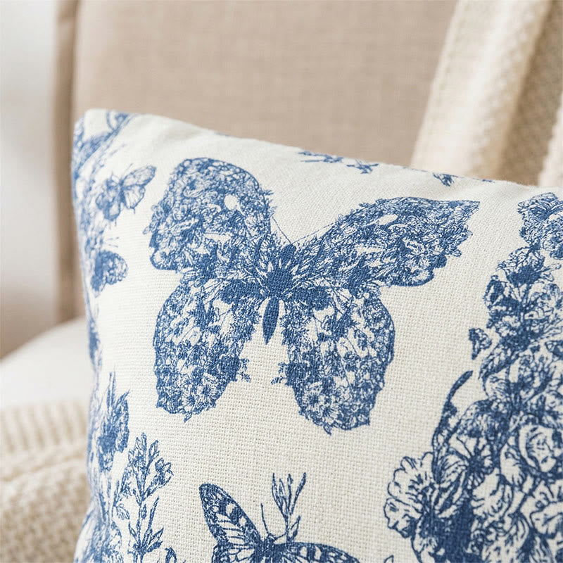 Ownkoti Butterfly Floral Button Cotton Pillowcases (2PCS) - image 2