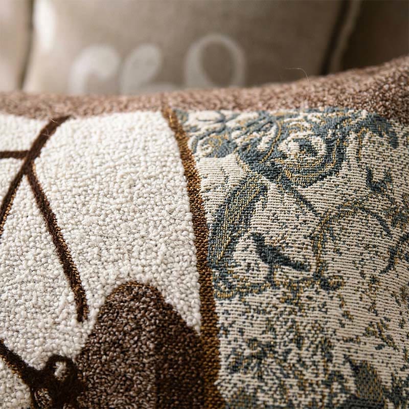 Ownkoti Horse Jacquard Button Cutton Pillowcases (2PCS) - image 1