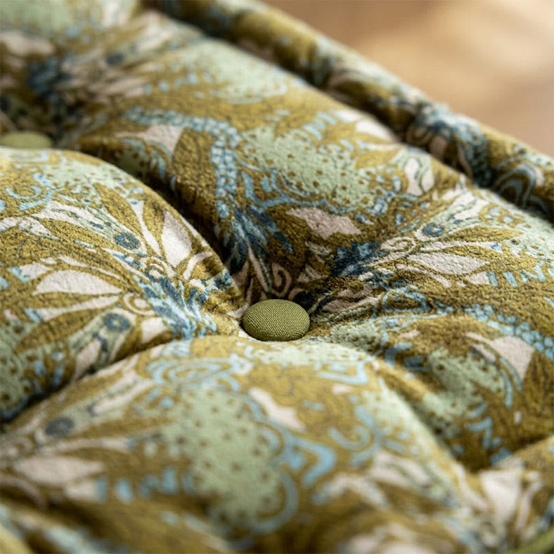 Ownkoti Vintage Green Square Throw Pillow - image 2