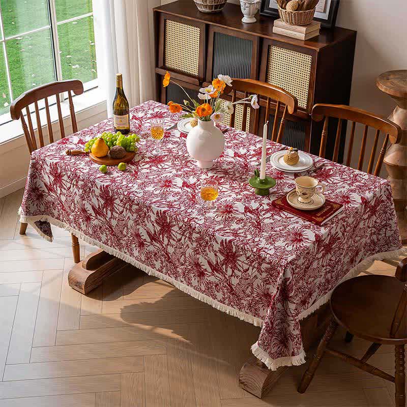 Ownkoti Jungle & Leopard Rectangular Table Cover - image 2