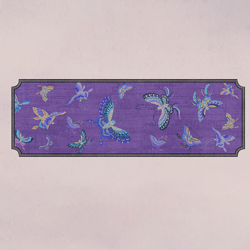 Ownkoti Vintage Oriental Purple Butterfly Sofa Protector - image 4