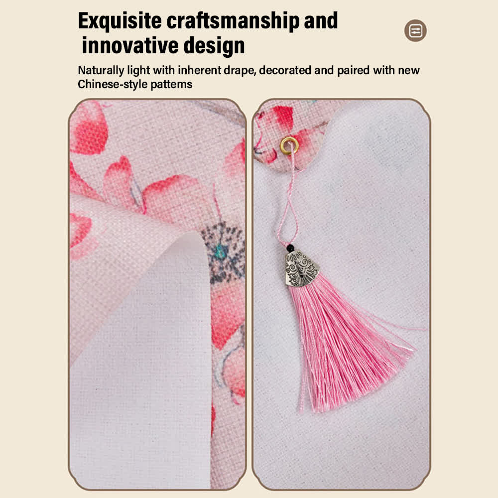 Ownkoti Cherry Blossom Waterproof Doorway Curtain - image 6